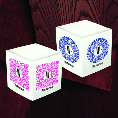 Merrimade Self Stick Memo Cubes - Design 20