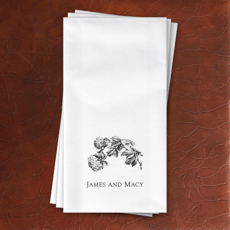 Prentiss Linen-Like Guest Towels - Floral Design
