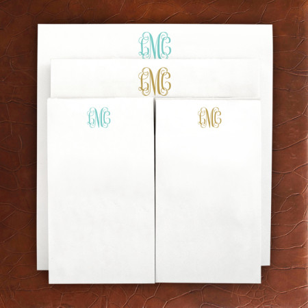 Designer Memo Refills - 14-Aqua Damask