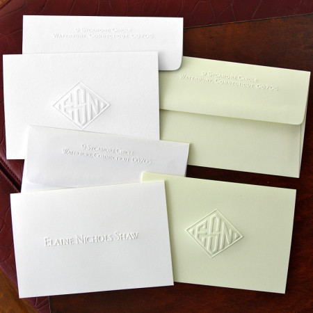 Embossed Stationery - Notes