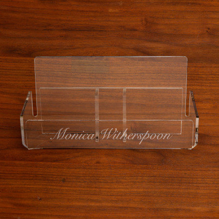 Etched Acrylic Holder