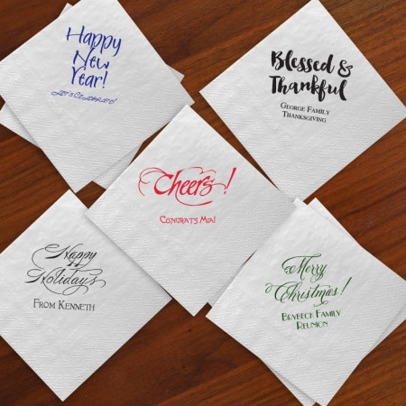 Celebration Beverage Napkins