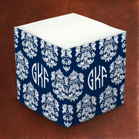 Merrimade Self Stick Memo Cubes - Damask
