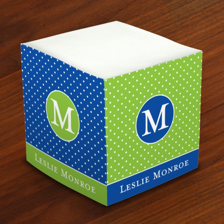 Merrimade Self Stick Memo Cubes - Glorious Dots
