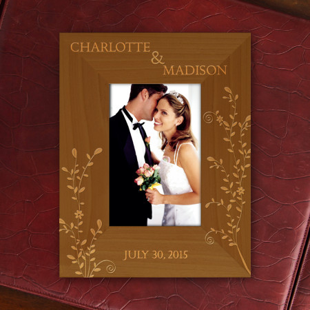 Natural Wood Frame - Style 3, Vertical