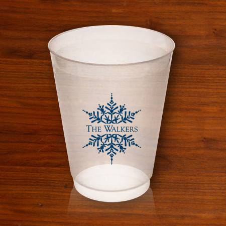 Snowflake 14oz Frosted Tumblers