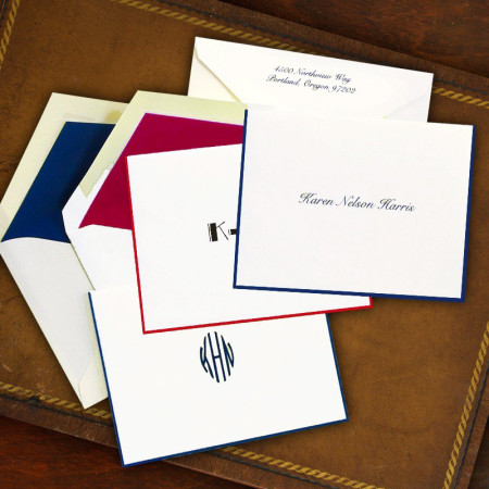Folded Bordered Half Sheets