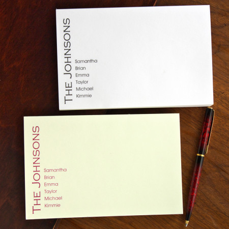 Family Memo Pads