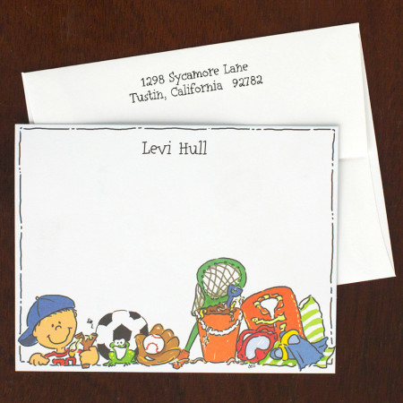 All American Boy Correspondence Cards