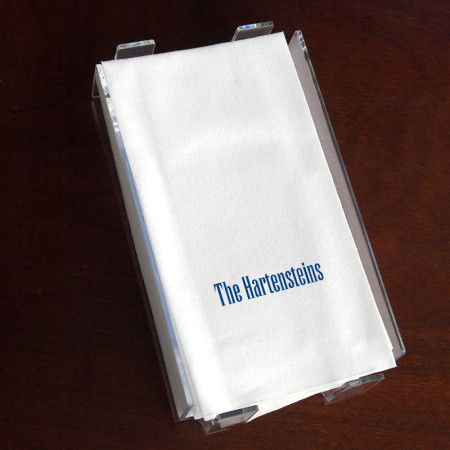 Acrylic Holder & - Guest Towels