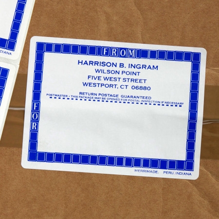 No Lick Shipping Labels