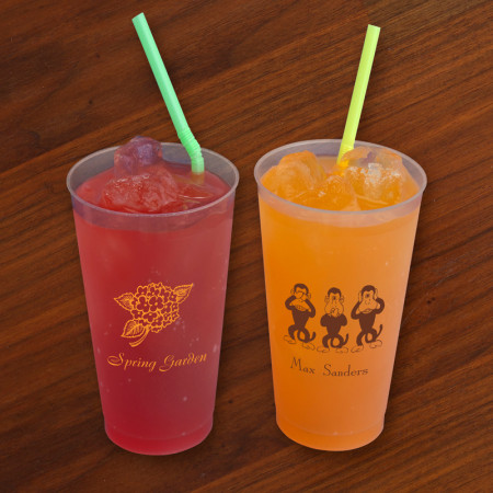 Designer 16 oz. Frosted Tumblers - with Design