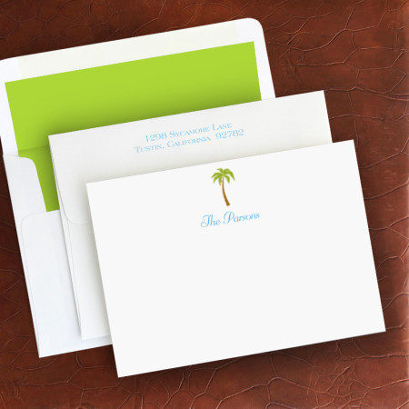 Palm Tree Correspondence Cards