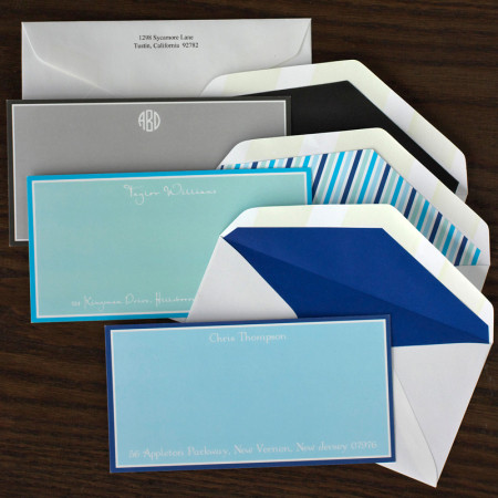 Graceful Slender Correspondence Cards