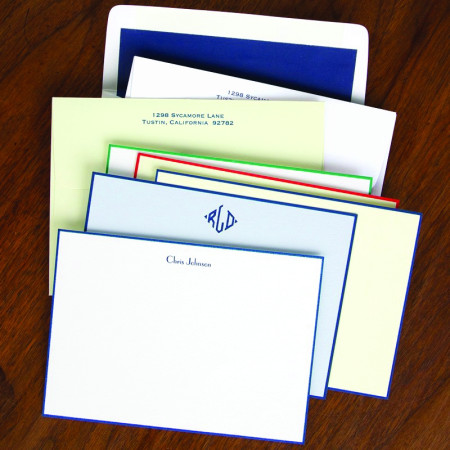 Bordered Correspondence Cards