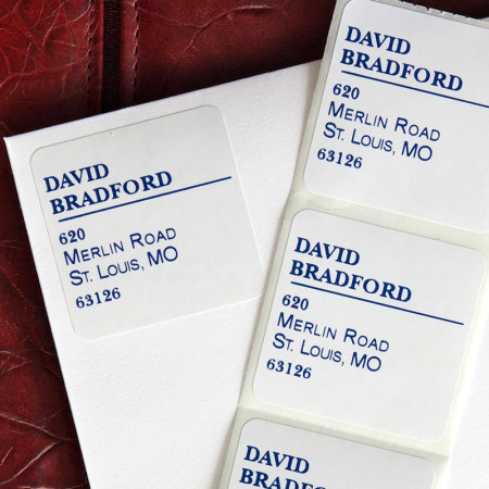 Square Labels - Block