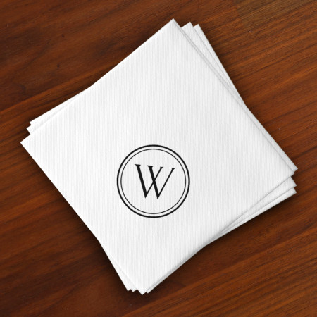 Notable Initial Dinner Napkins