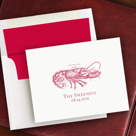 Prentiss Notes- Lobster Design 