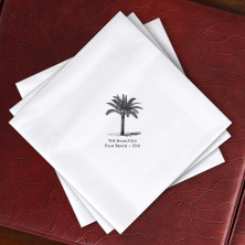 Prentiss Dinner Napkins - Palm Tree Design