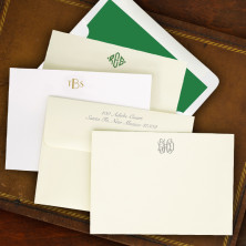Designer Correspondence Cards - with Monogram