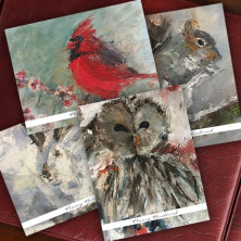 Woodland Animal Fold Notes - Beth Clary Schwier