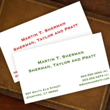 Letterpress Business Cards