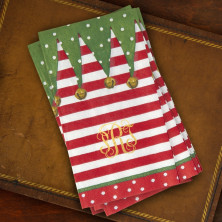 Stocking Stripe Caspari® Guest Towels