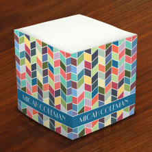 Merrimade Self Stick Memo Cubes - Modern Mosaic