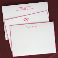 Hot Pink Bordered Cards