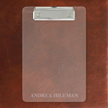Etched Acrylic Clipboard