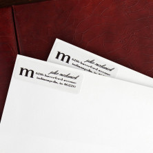 Pretty Plumeria Flower Address Labels - 144 Self-Stick Personalized Return Labels For Mail & Envelopes