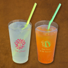 Designer 16 oz. Clear Tumblers - with Design
