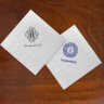 Filigree Initial Beverage Napkins