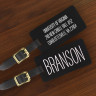 Colorful Engraved Luggage Tags Name