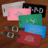 Colorful Engraved Luggage Tags  Monogram