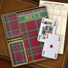 Caspari® Bridge Set - Red Plaid