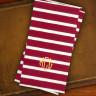 Caspari® Red Stripe Guest Towels