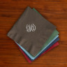 Designer Foil Cocktail Napkins - with Monogram