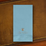 Designer Foil Guest Towels - Light Blue