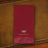 Designer Foil Guest Towels - Red