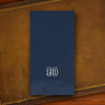 Designer Foil Guest Towels - with Monogram - Navy