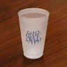 DYO 16 oz. Frosted Tumblers - with Monogram