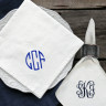 Embroidered Cotton Napkins - Monogrammed