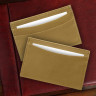 Leather Business Card Holder - Tan