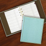 Lizard Robin's Egg Blue Loose Leaf Address Book