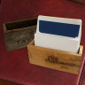 Rustic Card Holder - Monogram