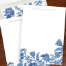 Blue Batik Stationery Sheets