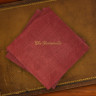 Caspari® Cranberry Moire Luncheon Napkins