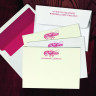 Prentiss Letterpress Correspondence Cards - Lobster
