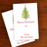 Christmas Tree To:/From: Labels 3" x 2"